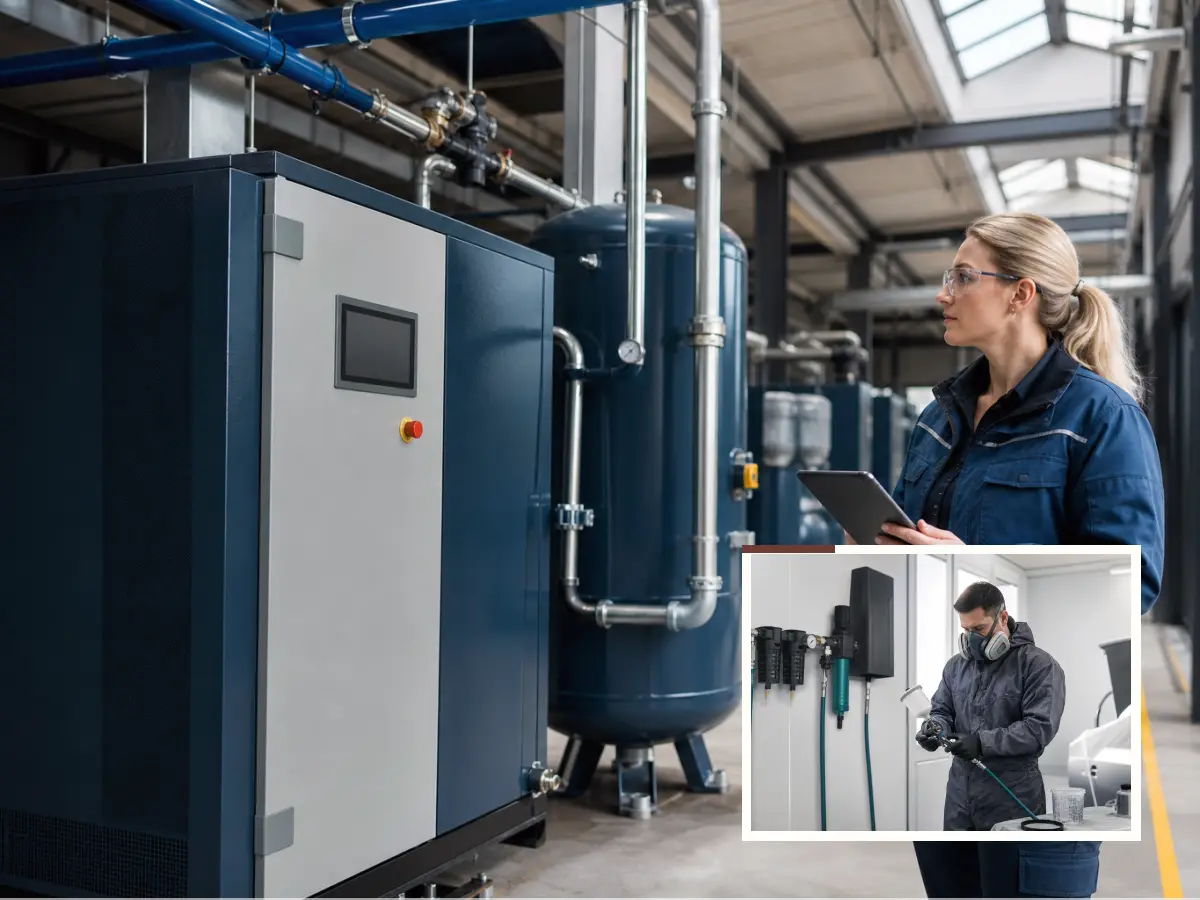 Technische Planung für Kompressor für Meißelhammer