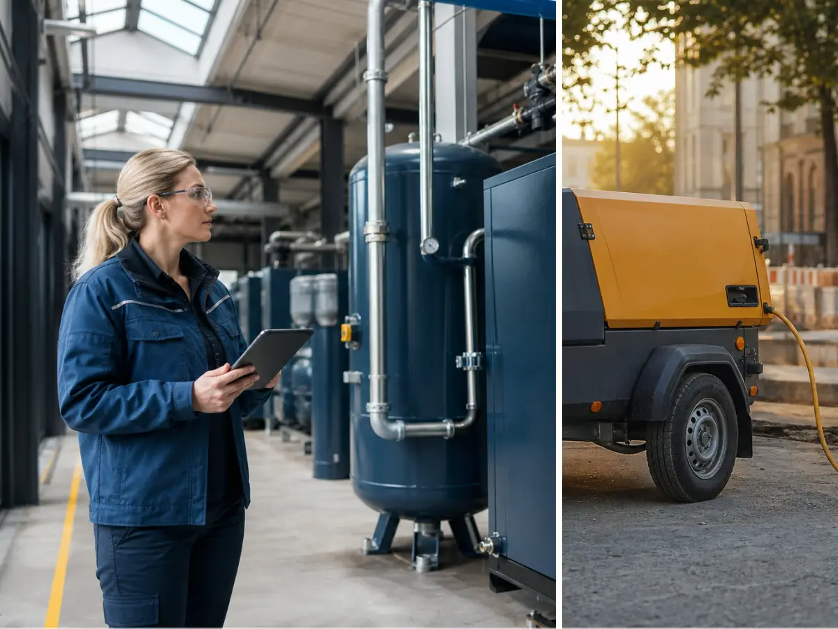 Praxisperspektive für Kompressor-Reparatur