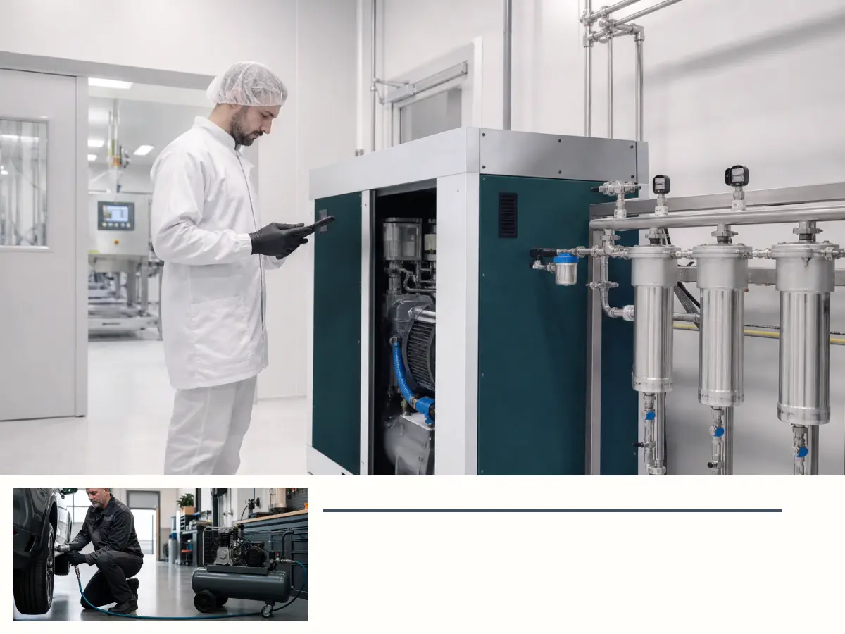 Technische Planung für Kompressor Leasing