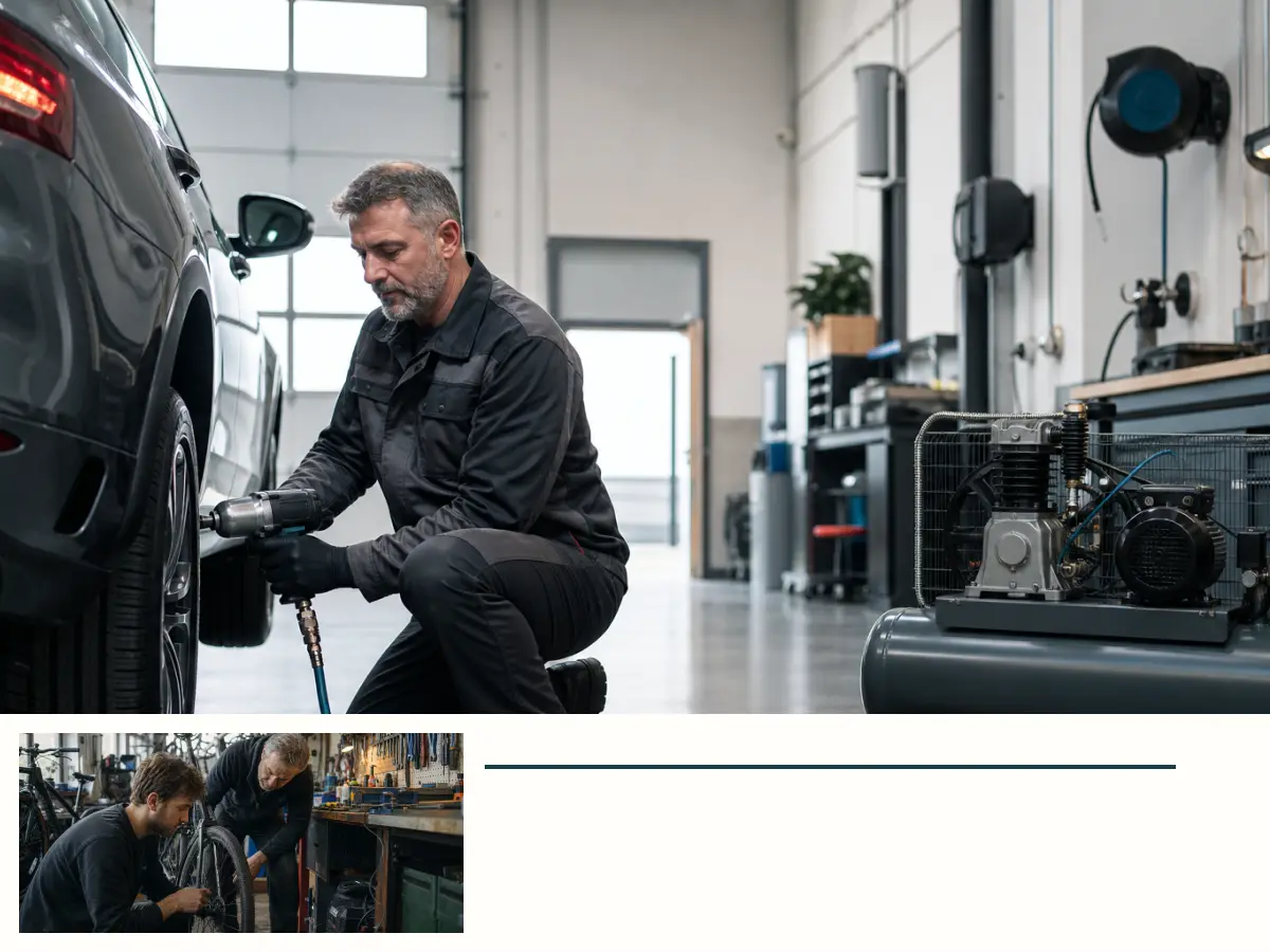 Technische Planung für Kompressor 10 bar