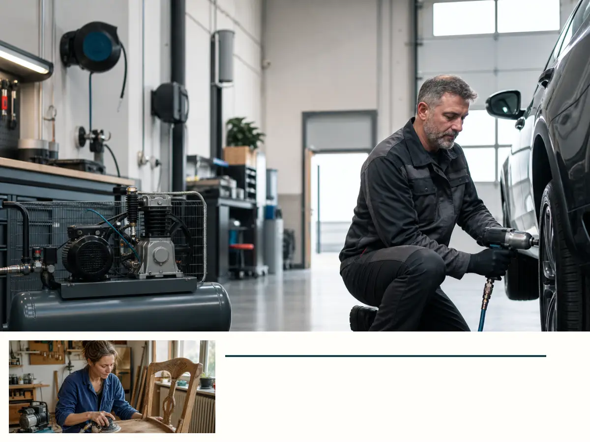 Praxisperspektive für Kompressor 200 Liter