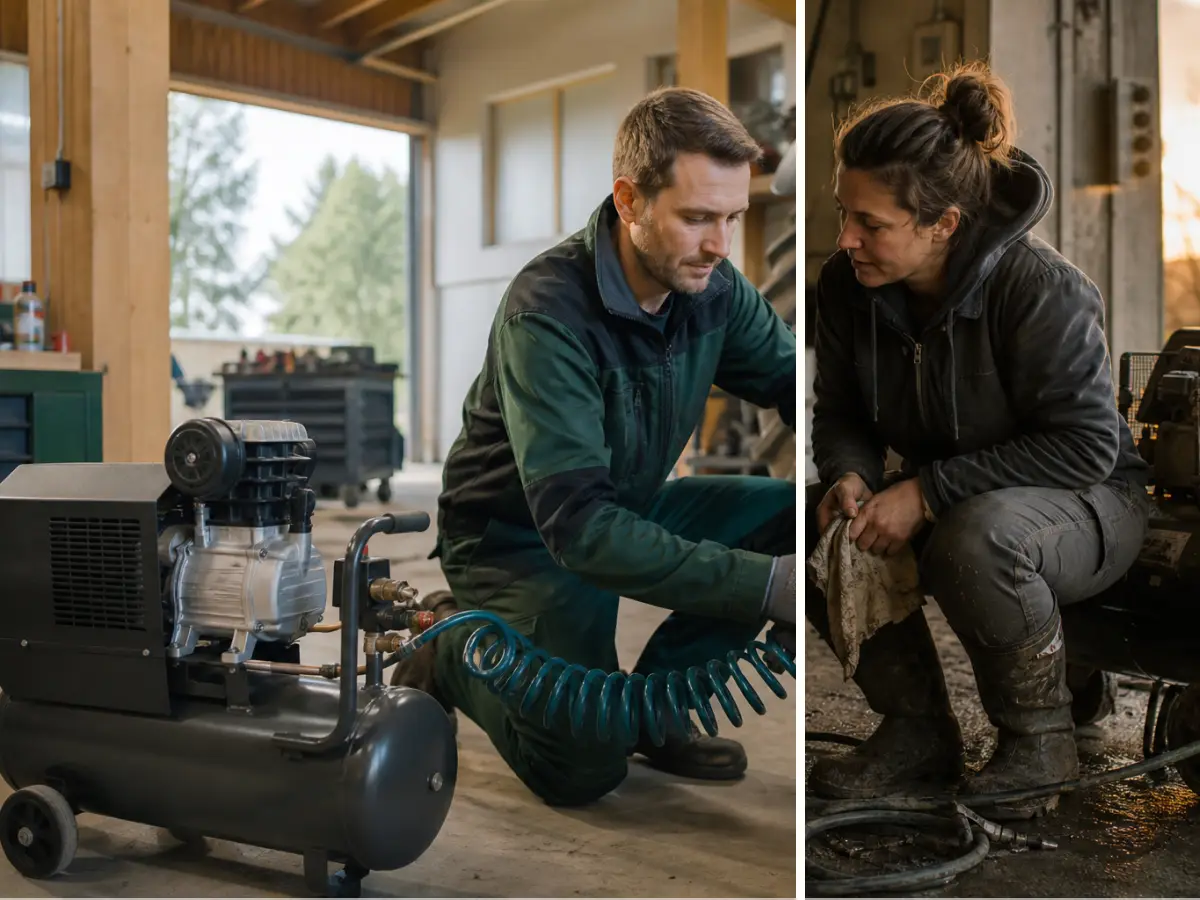 Praxisperspektive für Kompressor 24 Liter