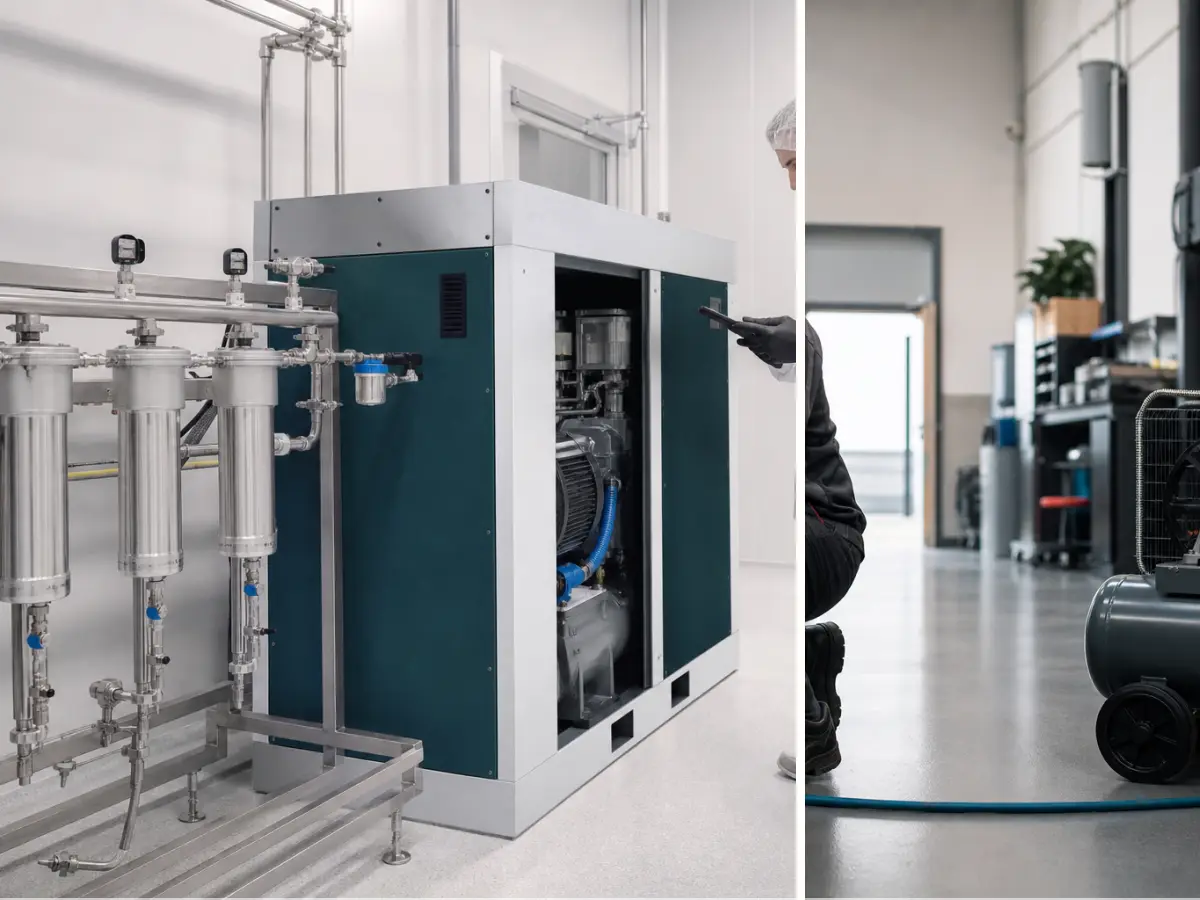 Praxisperspektive für Kompressor 500 Liter